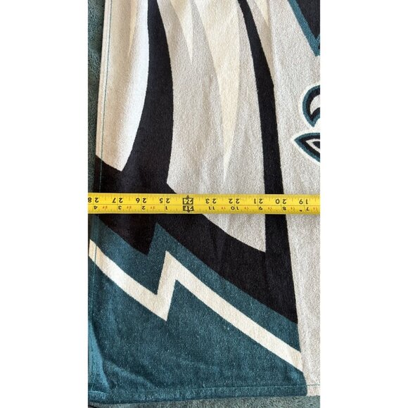 Vintage 90s Philadelphia Eagles Beach Towel 58” x 28” NFL Football McArthur - Picture 11 of 11